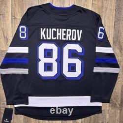NWT Tampa Bay Lightning Nikita Kucherov Fanatics Alternate Jersey Mens XL $175