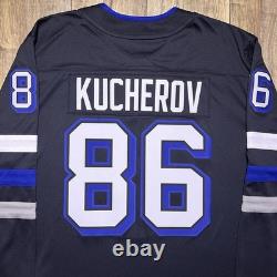 NWT Tampa Bay Lightning Nikita Kucherov Fanatics Alternate Jersey Mens XL $175