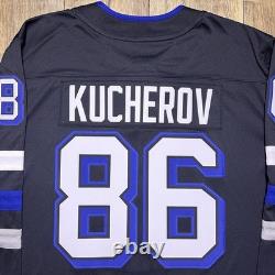 NWT Tampa Bay Lightning Nikita Kucherov Fanatics Alternate Jersey Mens XL $175