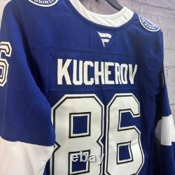NWT Tampa Bay Lightning Nikita Kucherov Fanatics Premium Stitched Home Jersey 42