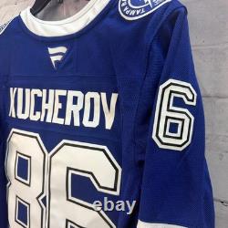 NWT Tampa Bay Lightning Nikita Kucherov Fanatics Premium Stitched Home Jersey 42
