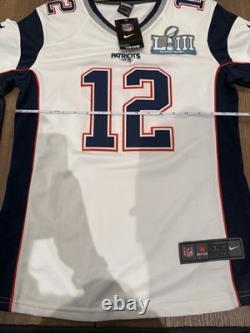 NWT Tom Brady New England Patriots Nike Super Bowl LII 52 Tampa Bay Jerseys Kids