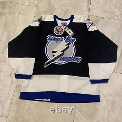 NWT Vintage 1993 Stanley Cup Tampa Bay Lightning Center Ice NHL Jersey 48 Hockey