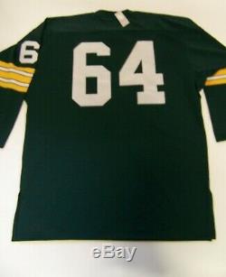 NWT Vintage Green Bay Packers Jerry Kramer 64 Mitchell & Ness Jersey Korea sz 54