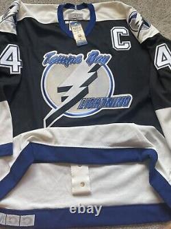 NWT Vintage Lecavalier CCM Tampa Bay Lightning Authentic Hockey Jersey Black 54