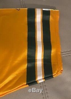 NWT Vintage Reebok Alternative BRETT FAVRE Green Bay Packers Yellow Jersey Large