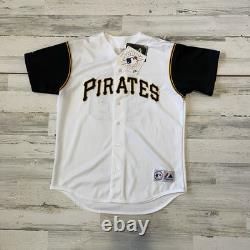 NWT Y2K Pittsburgh Pirates Jason Bay Majestic Baseball MLB Jersey Large