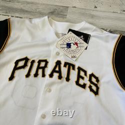 NWT Y2K Pittsburgh Pirates Jason Bay Majestic Baseball MLB Jersey Large