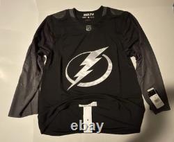 NWT adidas Tampa Bay Lightning Men's Size 54 Hockey Jersey DW4834 Alternate Blk