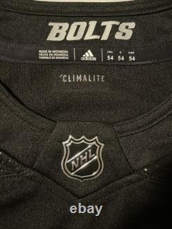 NWT adidas Tampa Bay Lightning Men's Size 54 Hockey Jersey DW4834 Alternate Blk