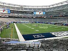 NY Giants vs Green Bay Packers at MetLife 12/1/19-2 Tickets &Parking-LOWER LEVEL