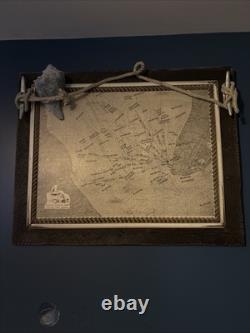 Nautical Map Of The Delaware Bay Inlet Between Cape May & DE