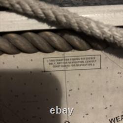 Nautical Map Of The Delaware Bay Inlet Between Cape May & DE