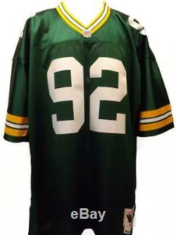 New 1996 Reggie White #92 Green Bay Packers Men 3XL Mitchell & Ness Jersey $250