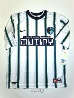 New 1998 1999 Nike Tampa Bay Mutiny Authentic Home Soccer Jersey Kit Shirt MLS