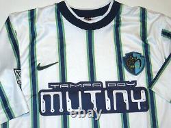 New 1998 1999 Nike Tampa Bay Mutiny Authentic Home Soccer Jersey Kit Shirt MLS