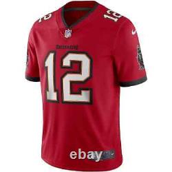 New 2021 Tampa Bay Buccaneers Tom Brady Nike Vapor Untouchable Limited Jersey 12