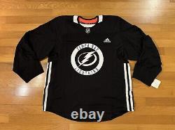 New 54 Adidas Tampa Bay Lightning Team Issue Practice Jersey Men Made In Canada