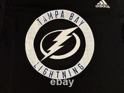 New 54 Adidas Tampa Bay Lightning Team Issue Practice Jersey Men Made In Canada