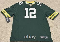 New Aaron Rodgers Authentic On Field Mens 3XL Green Bay NFL Jersey NWT