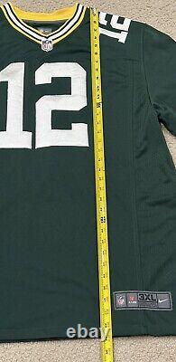 New Aaron Rodgers Authentic On Field Mens 3XL Green Bay NFL Jersey NWT