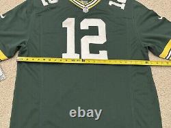 New Aaron Rodgers Authentic On Field Mens 3XL Green Bay NFL Jersey NWT