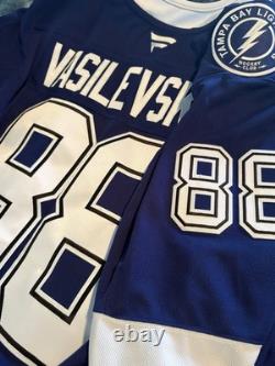 New Authentic Fanatics Andrei Vasilevsky Tampa Bay Lightning Jersey Size 50