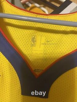 New Authentic Nike Curry Warriors The Bay Jersey Size 56