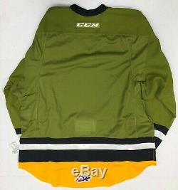 New Authentic Pro Stock CCM North Bay Battalion Hockey Player Jersey sz 58 7287