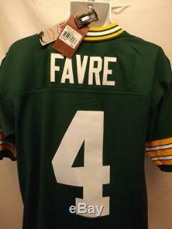 New Brett Favre #4 Green Bay Packers Mens M-5XL Mitchell & Ness Jersey $150