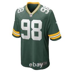 New Chris Slayton Green Bay Packers Nike Game Player Jersey Men's 2022 NFL NWT