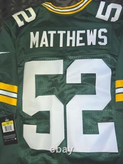 New Clay Matthews Mens Small Limited Nike Green Bay Packers Jersey