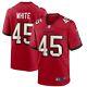 New Devin White Tampa Bay Buccaneers Nike Game Jersey Men's 2022 Nfl Nwt Tb
