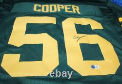 New Edgerrin Cooper Autographed Green Bay Packers Jersey BVA #56 NFL Football