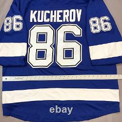 New Fanatics Nikita Kucherov Tampa Bay Lightning Breakaway Jersey Sz 2XL $175