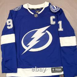 New Fanatics Steven Stamkos Tampa Bay Lightning Mens Breakaway Jersey Sz L $175