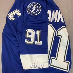 New Fanatics Steven Stamkos Tampa Bay Lightning Mens Breakaway Jersey Sz L $175
