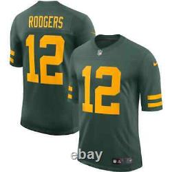 New Green Bay Packers Aaron Rodgers Nike Alternate Vapor Limited Player Jersey