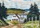 New Jersey Artist Kent Day Coes Signed Watercolor. Saint Margaret's Bay Ns