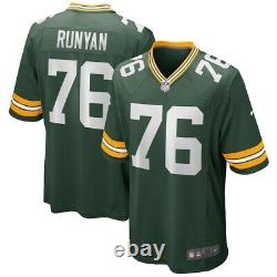 New Jon Runyan Green Bay Packers Nike Game Player Jersey Men's 2022 NFL NWT