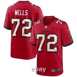 New Josh Wells Tampa Bay Buccaneers Nike Game Player Jersey Men's 2022 NFL NWT