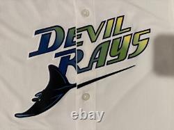 New L Nike Tampa Bay Devil Rays Wander Franco Baseball Limited Home Jersey Men