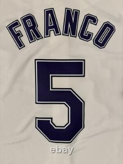 New L Nike Tampa Bay Devil Rays Wander Franco Baseball Limited Home Jersey Men
