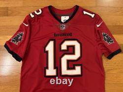 New L Nike Tom Brady Tampa Bay Buccaneers Vapor Limited Stitched Home Jersey Men