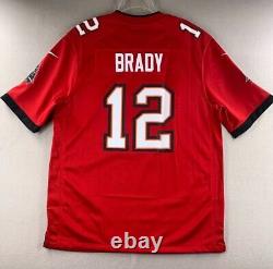 New Large Men's Tom Brady Tampa Bay Buccaneers Nike Game Jersey 2022 NFL TB12