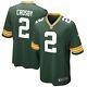 New Mason Crosby Green Bay Packers Nike Game Player Jersey Men's 2022 Nfl Nwt