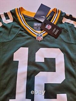 New Men's Nike Green Bay Packers Aaron Rodgers #12 Game Player Jersey Size Small