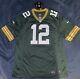 New Men's Nike Green Bay Packers Aaron Rodgers #12 Game Player Jersey Size Xl