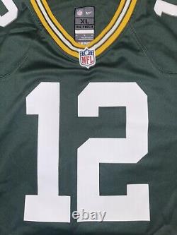 New Men's Nike Green Bay Packers Aaron Rodgers #12 Game Player Jersey Size XL