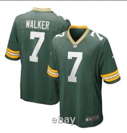 New Men's Nike Quay Walker Green Bay Packers Player Game Large Jersey- Green